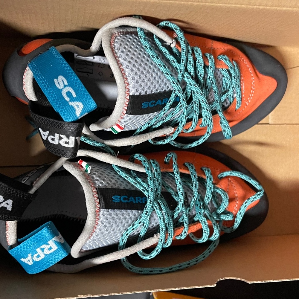 Rock climbing shoes
